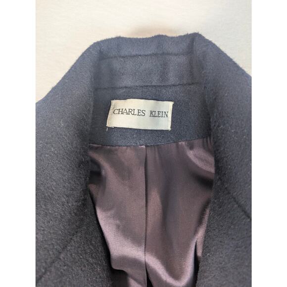 Vintage Charles Klein Forstmann 3 button Women's Wool Blend Lined Coat Union - Picture 5 of 6
